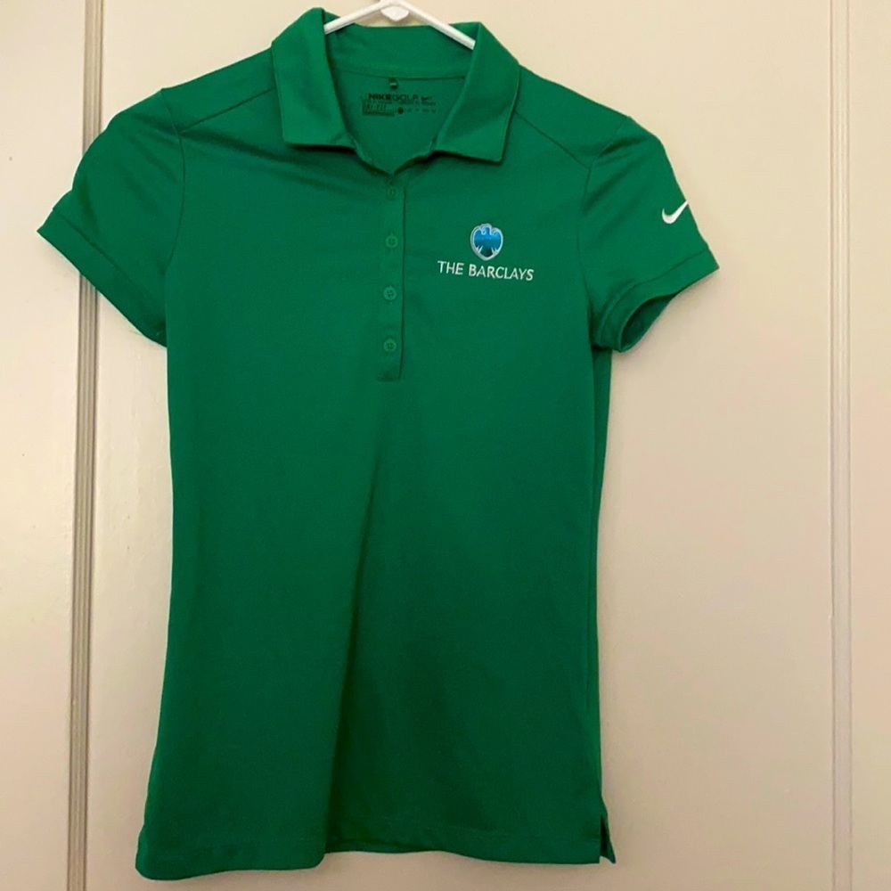 Nike golf dri-fit Barclays polo shirt size: XS
